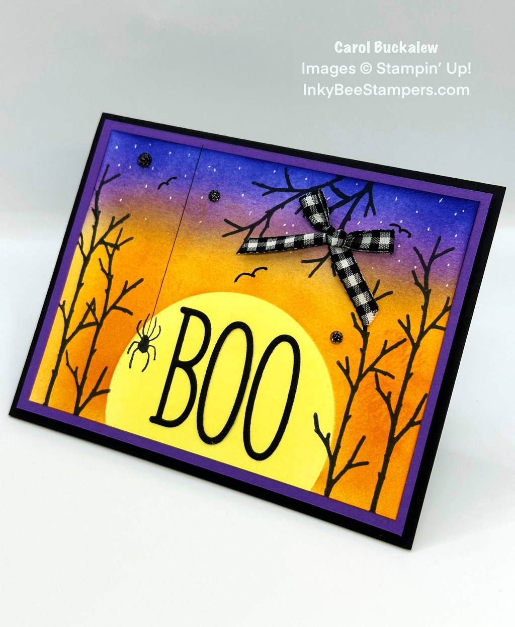 Stampin’ Up! Seasonal Branches “SPOOKY” Halloween Card