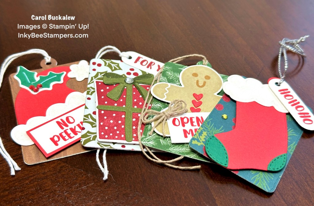 Stampin’ Up! Sending Cheer Gift Tags