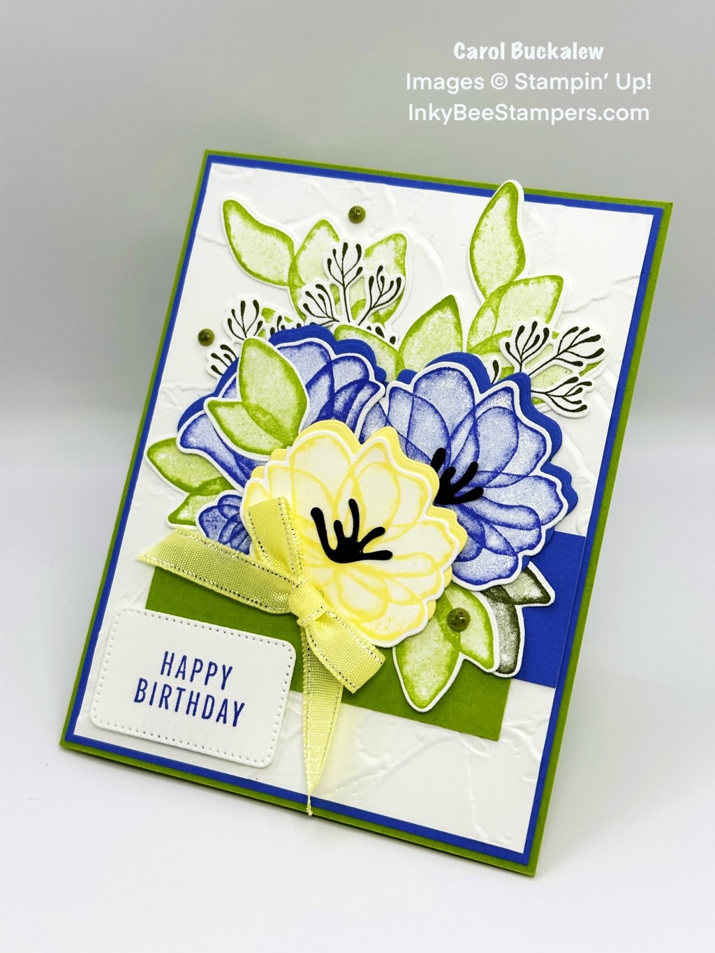 Stampin’ Up! Translucent Florals Birthday Card