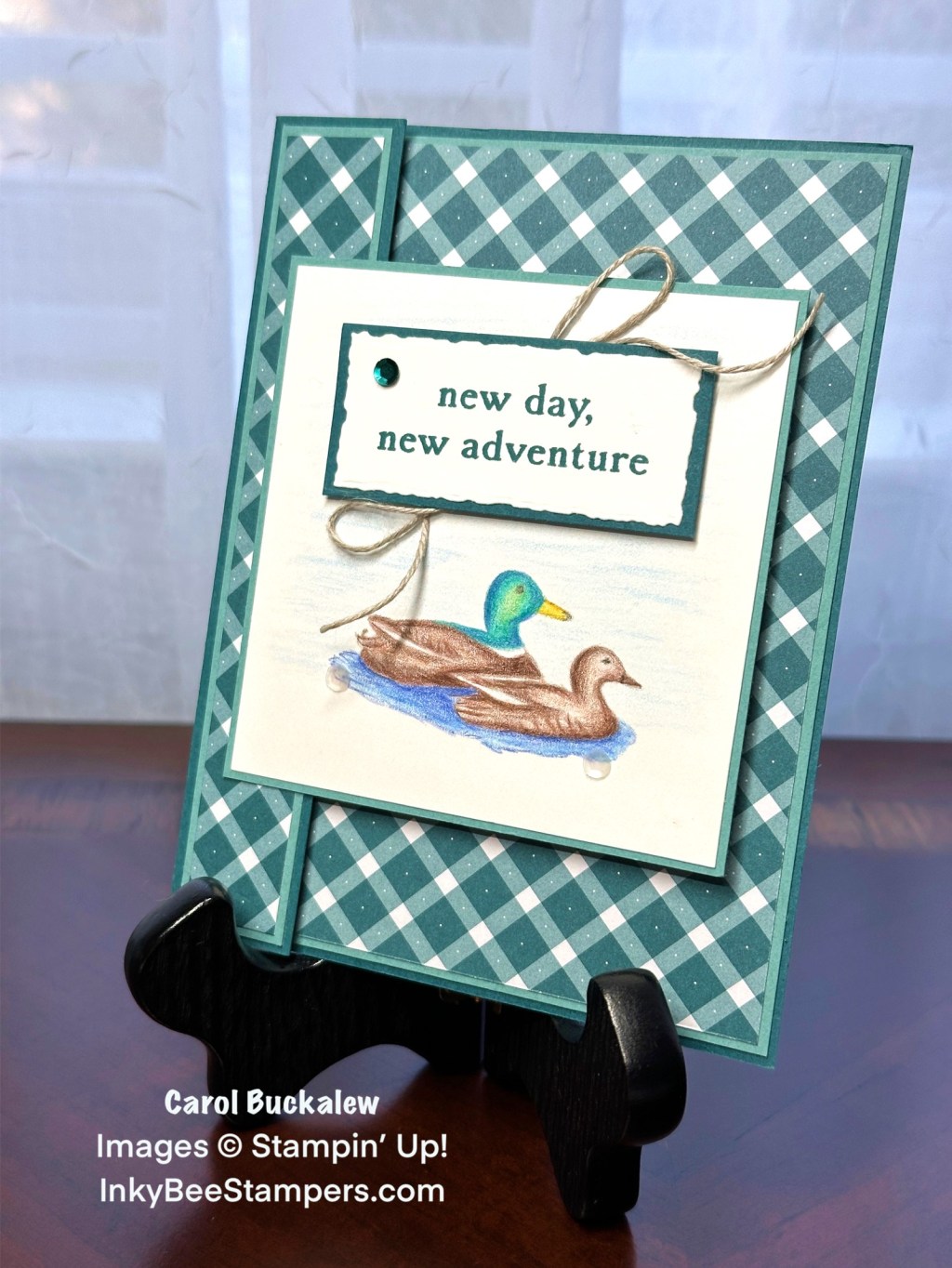Stampin’ Up! Feathered Flight Friendship Fun Fold&nbsp;Card