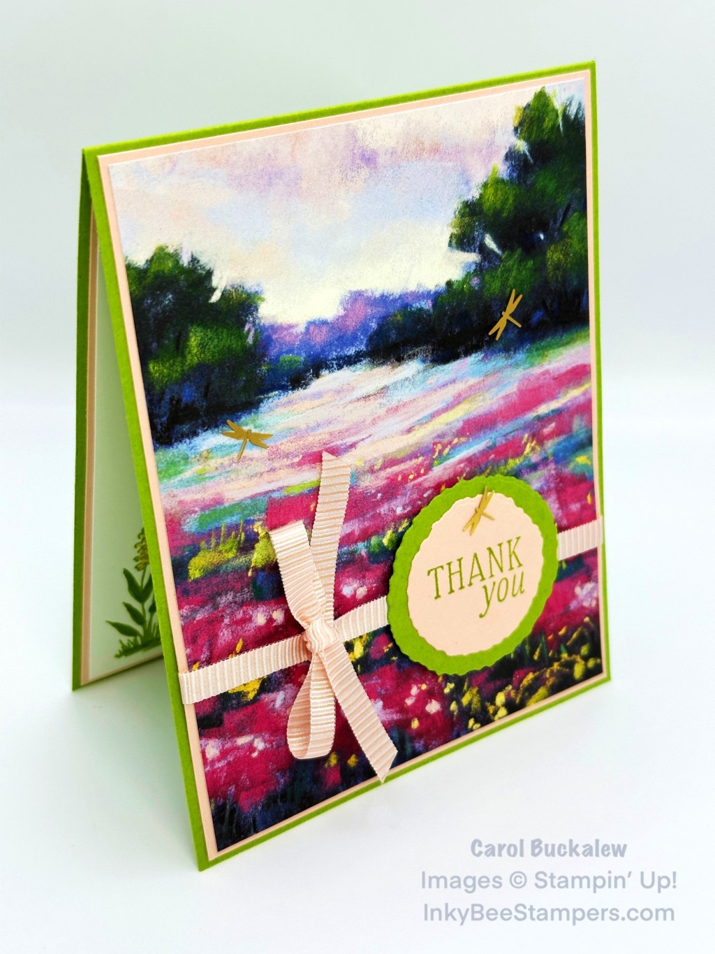 Stampin’ Up! Meandering Meadows Thank You Card