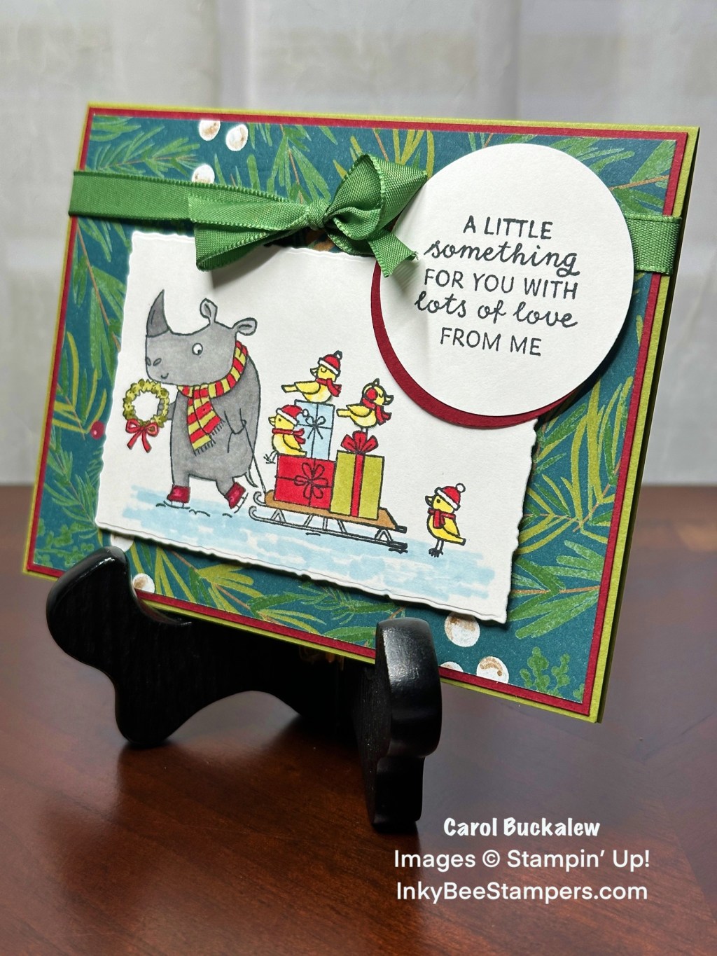 Stampin’ Up! Festive & Fun Christmas Gift Card Holder
