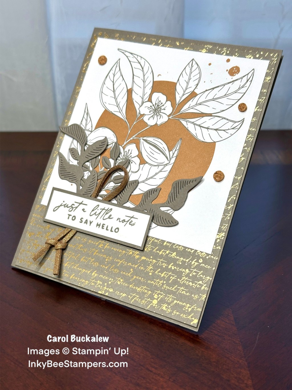 Stampin’ Up! Notes of Nature Note&nbsp;Card