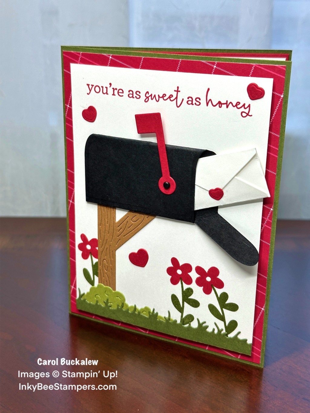 Stampin’ Up! Sending Love Valentine’s Day Card
