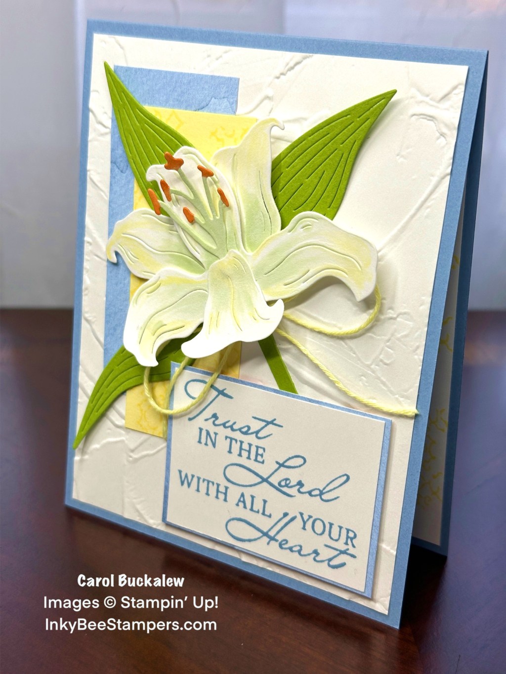 Stampin’ Up! Easter Lilies&nbsp;Card