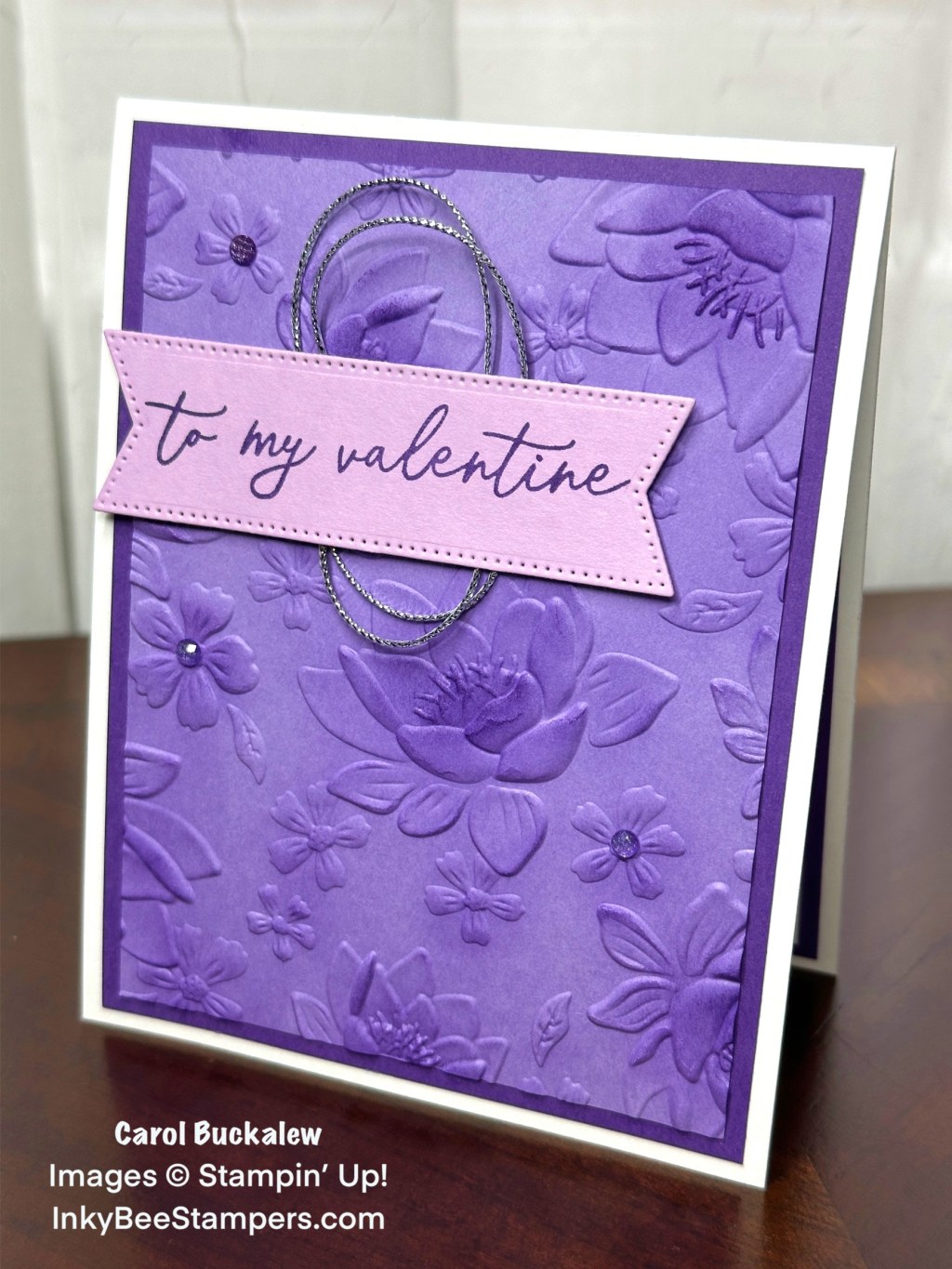 Stampin’ Up! Layered Florals Valentine’s Day Card