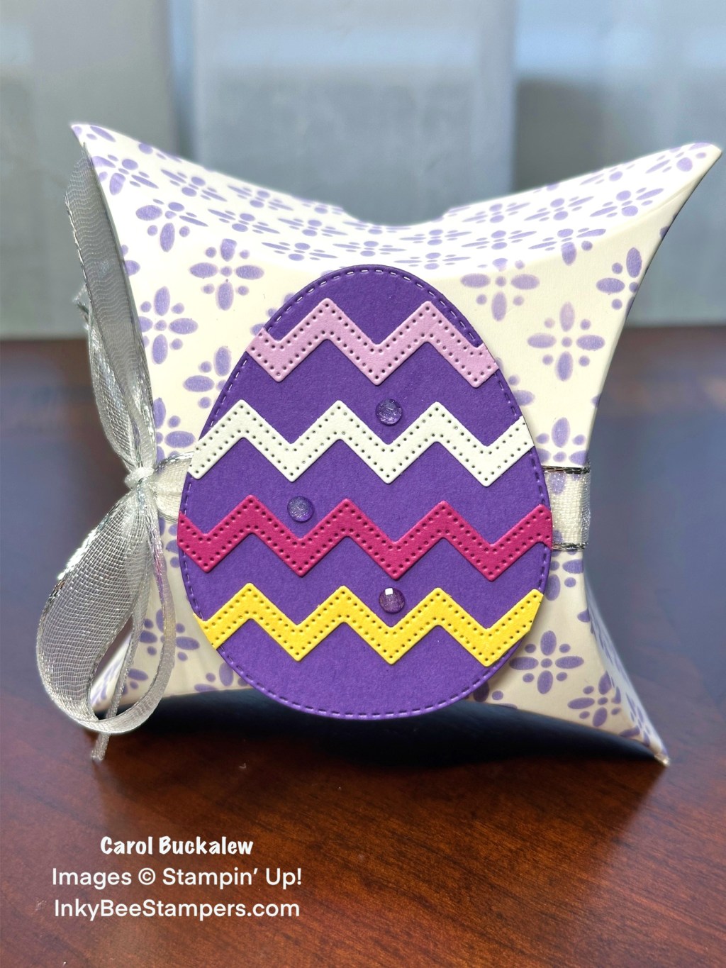 Stampin’ Up! Excellent Eggs Square Pillow&nbsp;Box