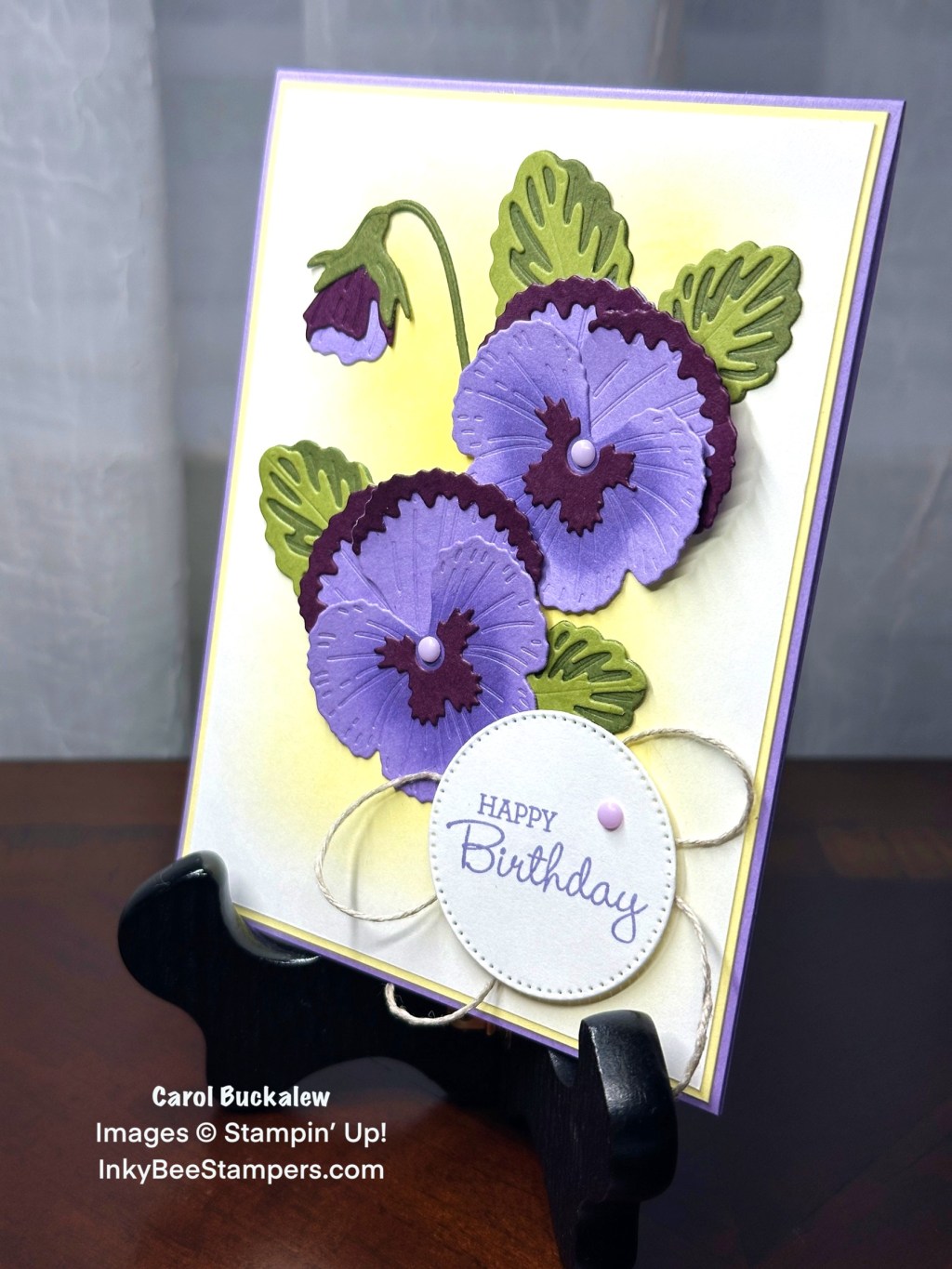 Stampin’ Up! Pansy Patch Birthday&nbsp;Card