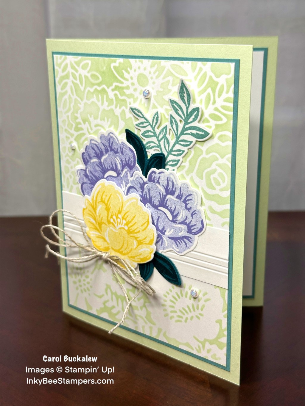 Stampin’ Up! Two-Tone Flora Here for You&nbsp;Card