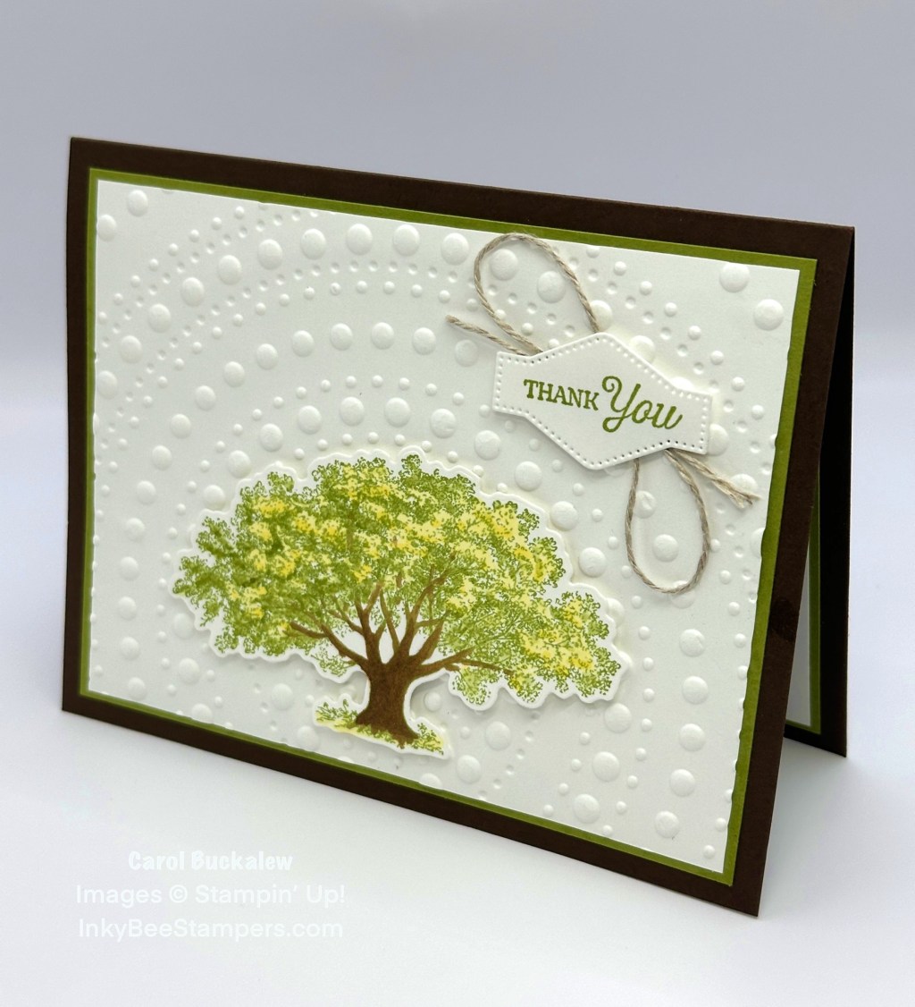 Stampin’ Up! Sneak Peek – Loveliest Tree Thank You&nbsp;Card
