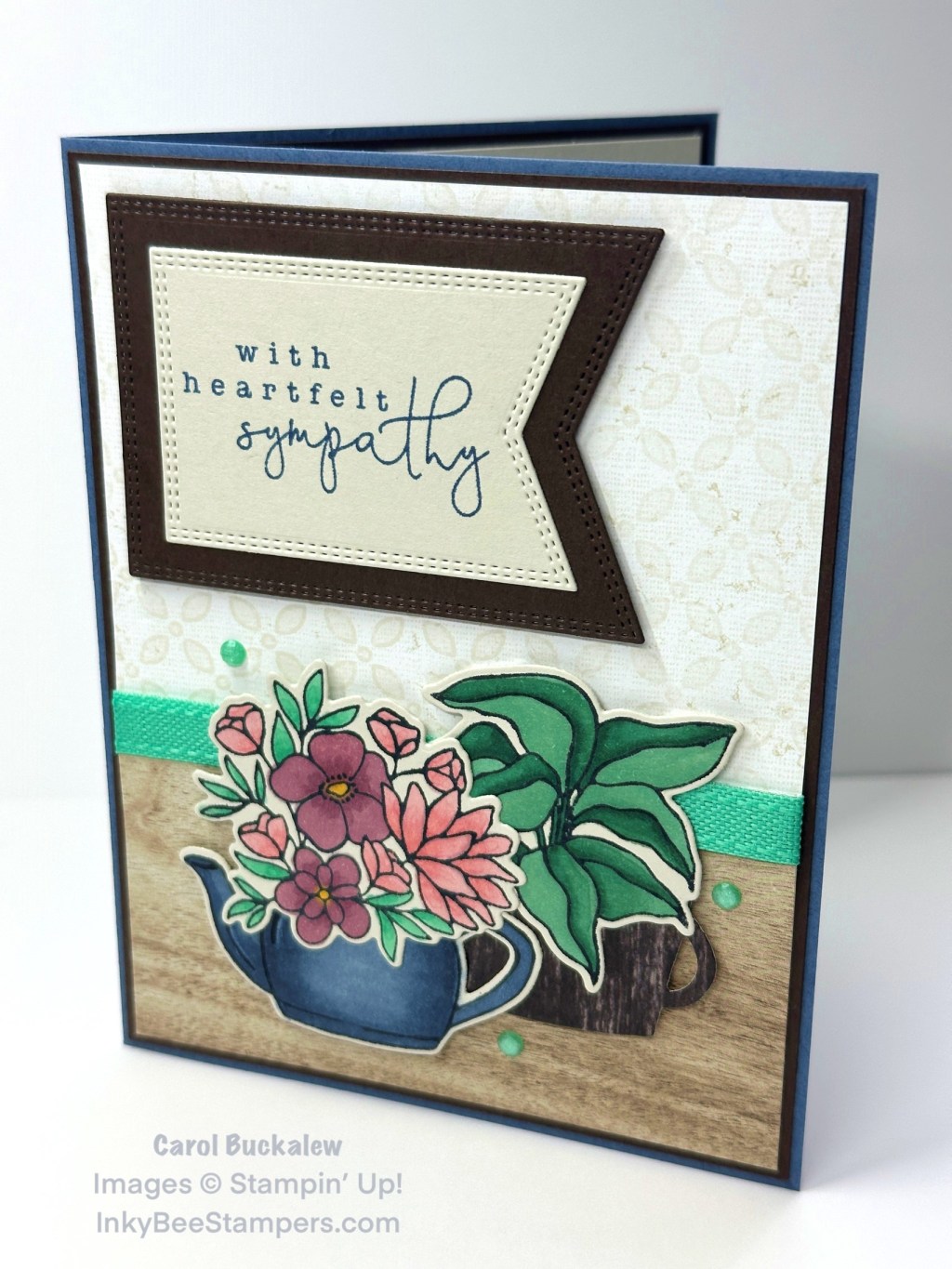 Stampin’ Up! Country Flowers Sympathy Card