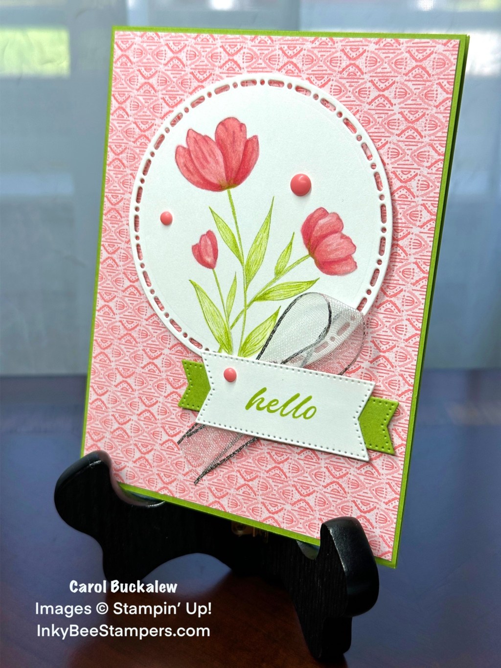 Stampin’ Up! Spotlight on Nature Note Card