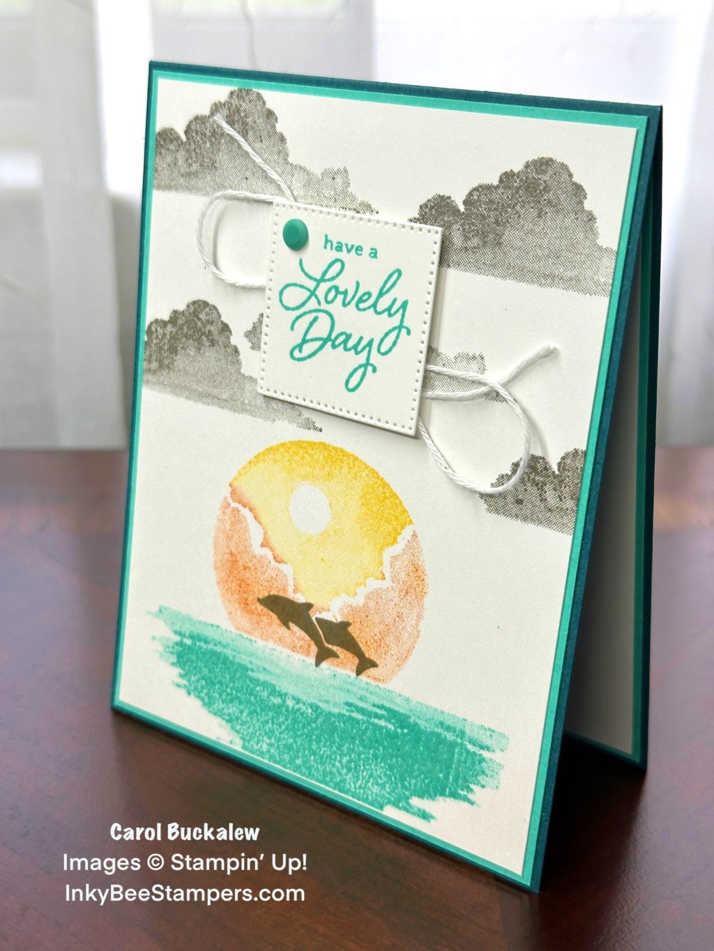 Stampin’ Up! Under the Moon Note Card