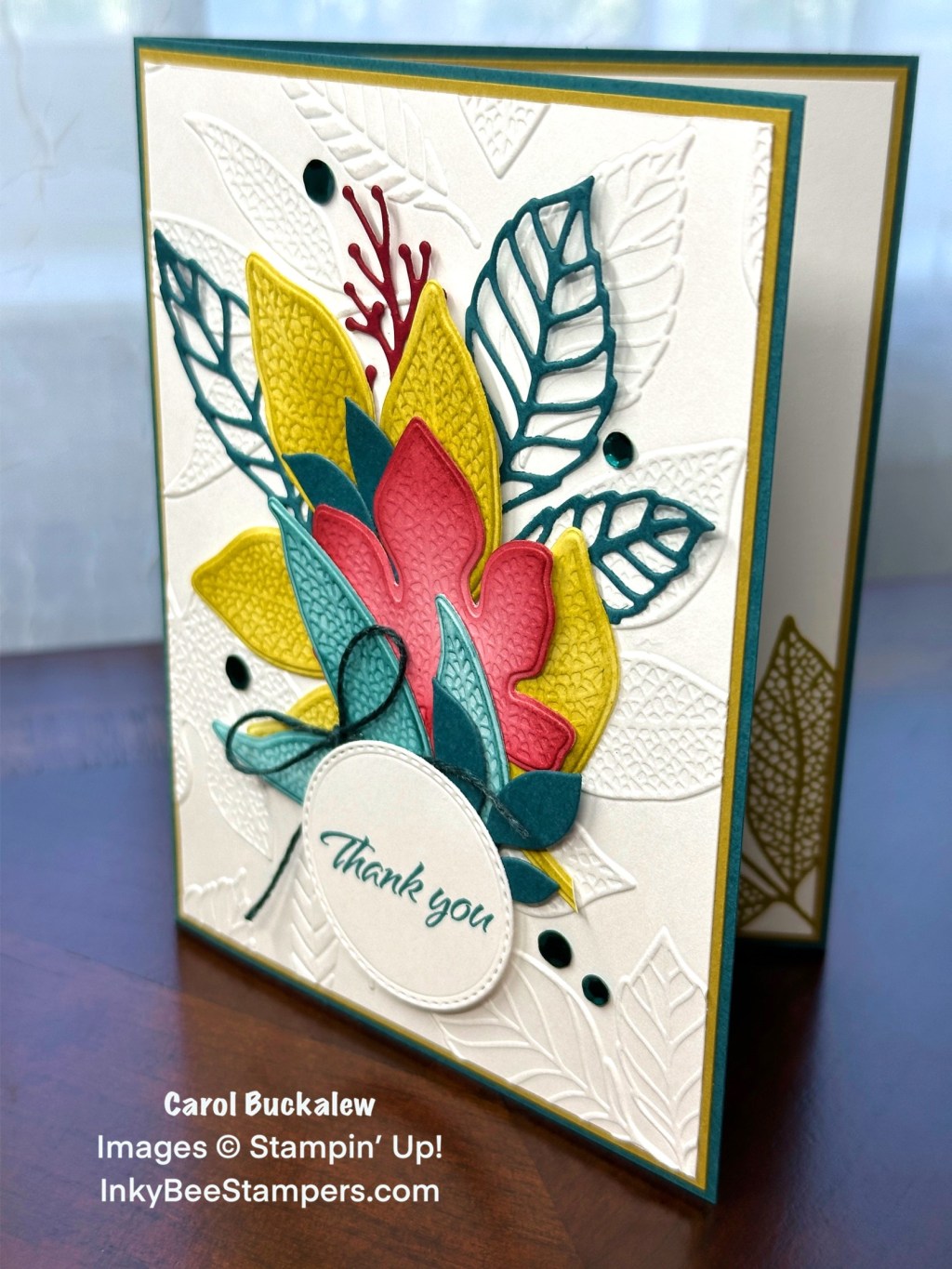 Stampin’ Up! Online Exclusives Sneak Peek – Changing Leaves Thank You&nbsp;Card