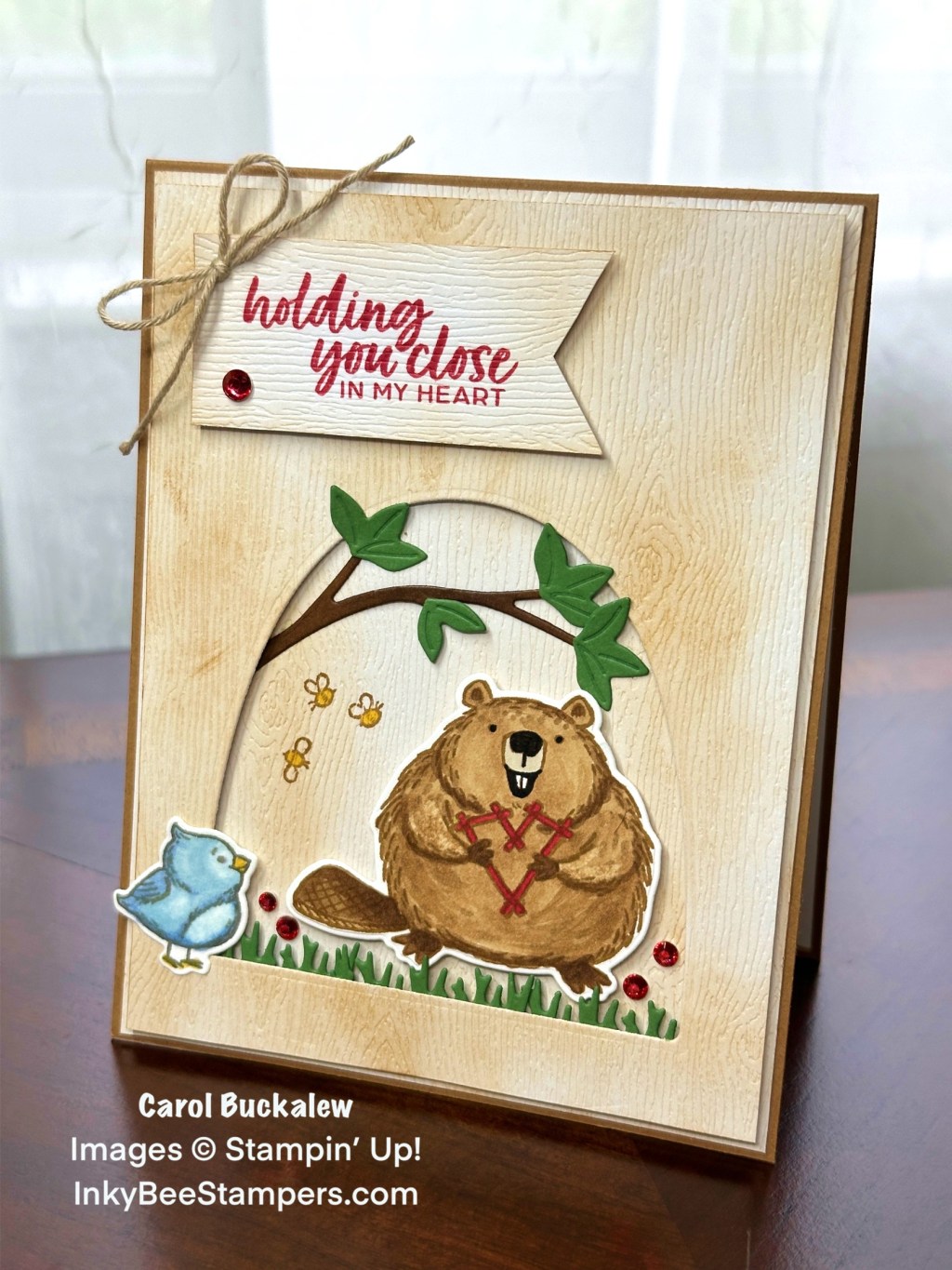 Stampin’ Up! Fluffiest Friends Close in my Heart Card
