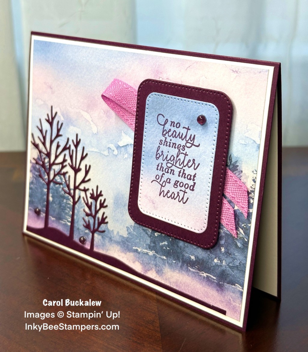 Stampin’ Up! Frosted Forest Motivational Card