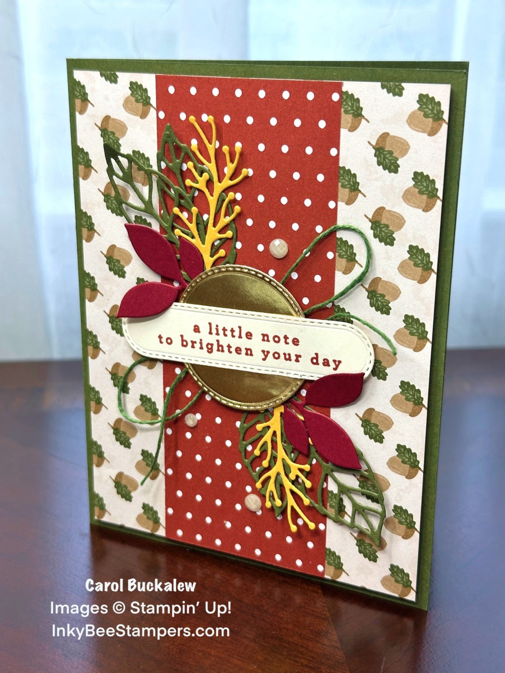 Stampin’ Up! Changing Leaves Note Card