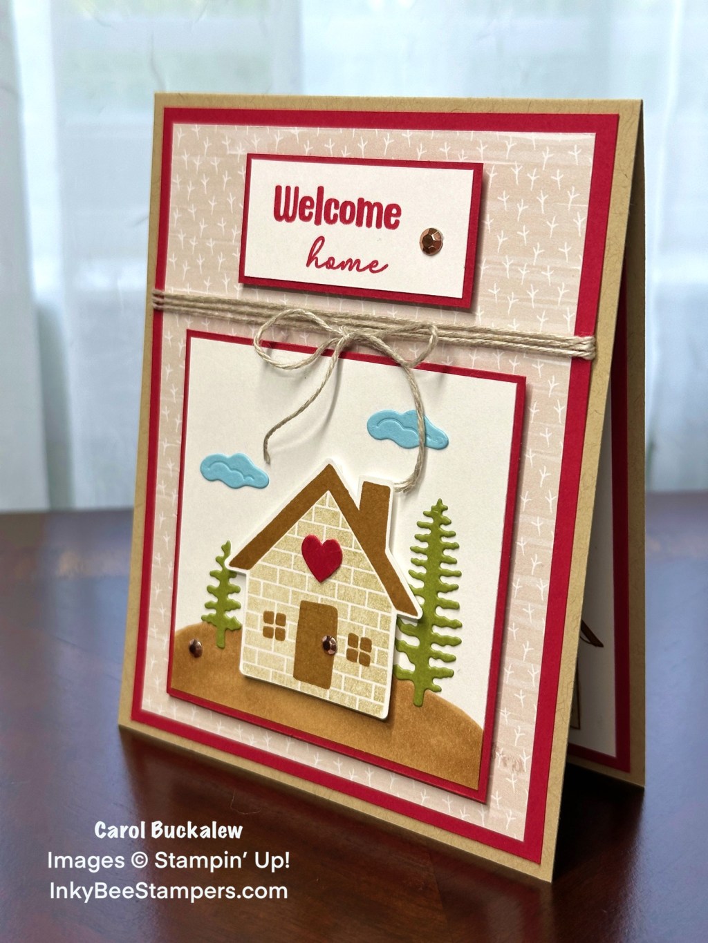 Stampin’ Up! Sneak Peek – Humble Home Welcome Home Card