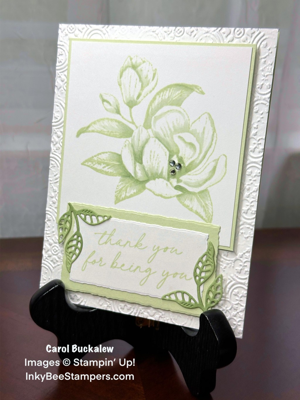 Stampin’ Up! Magnolia Mood Thank You&nbsp;Card