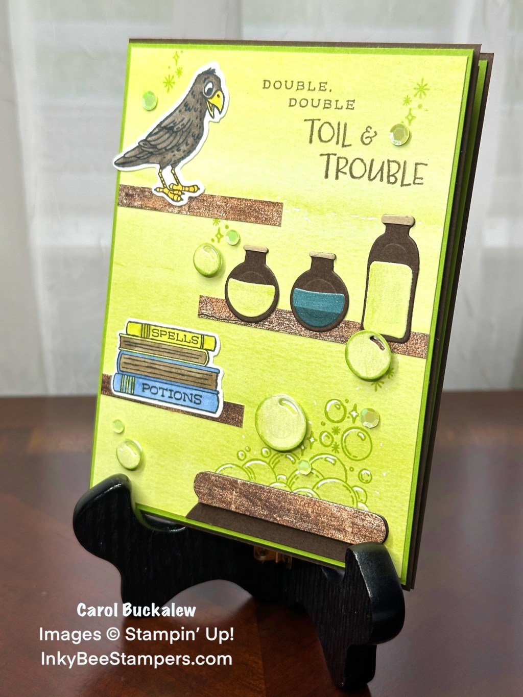 Stampin’ Up! Potions & Spells Halloween Greetings Card