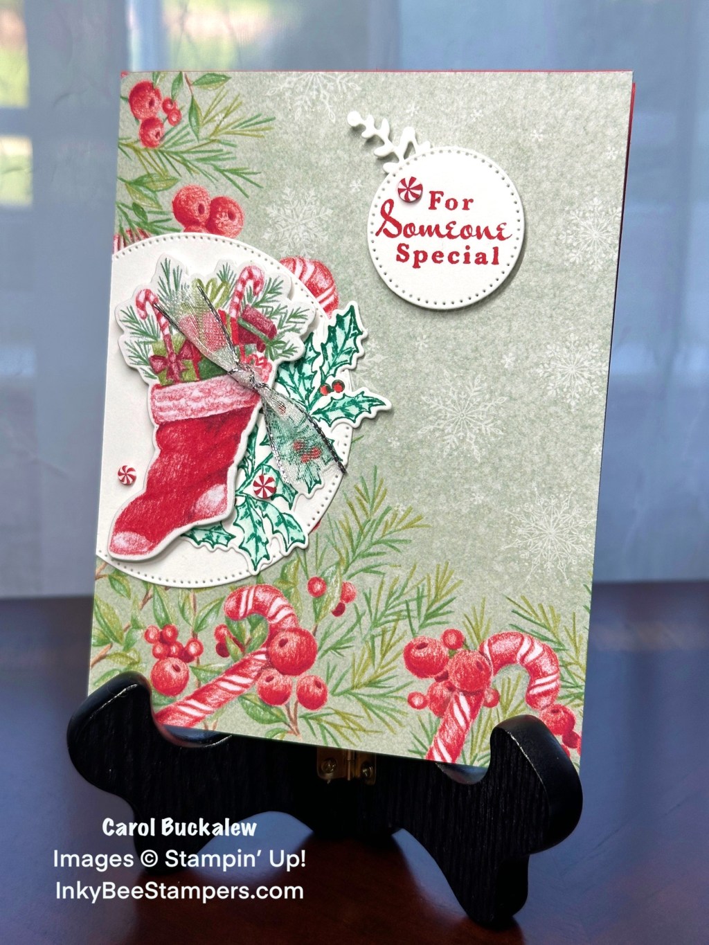 Stampin’ Up! Sneak Peek – Sentimental Wishes Christmas Card
