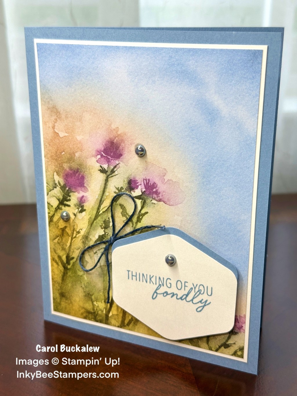 Stampin’ Up! Thoughtful Journey Thinking of You – A Quick & Easy Card