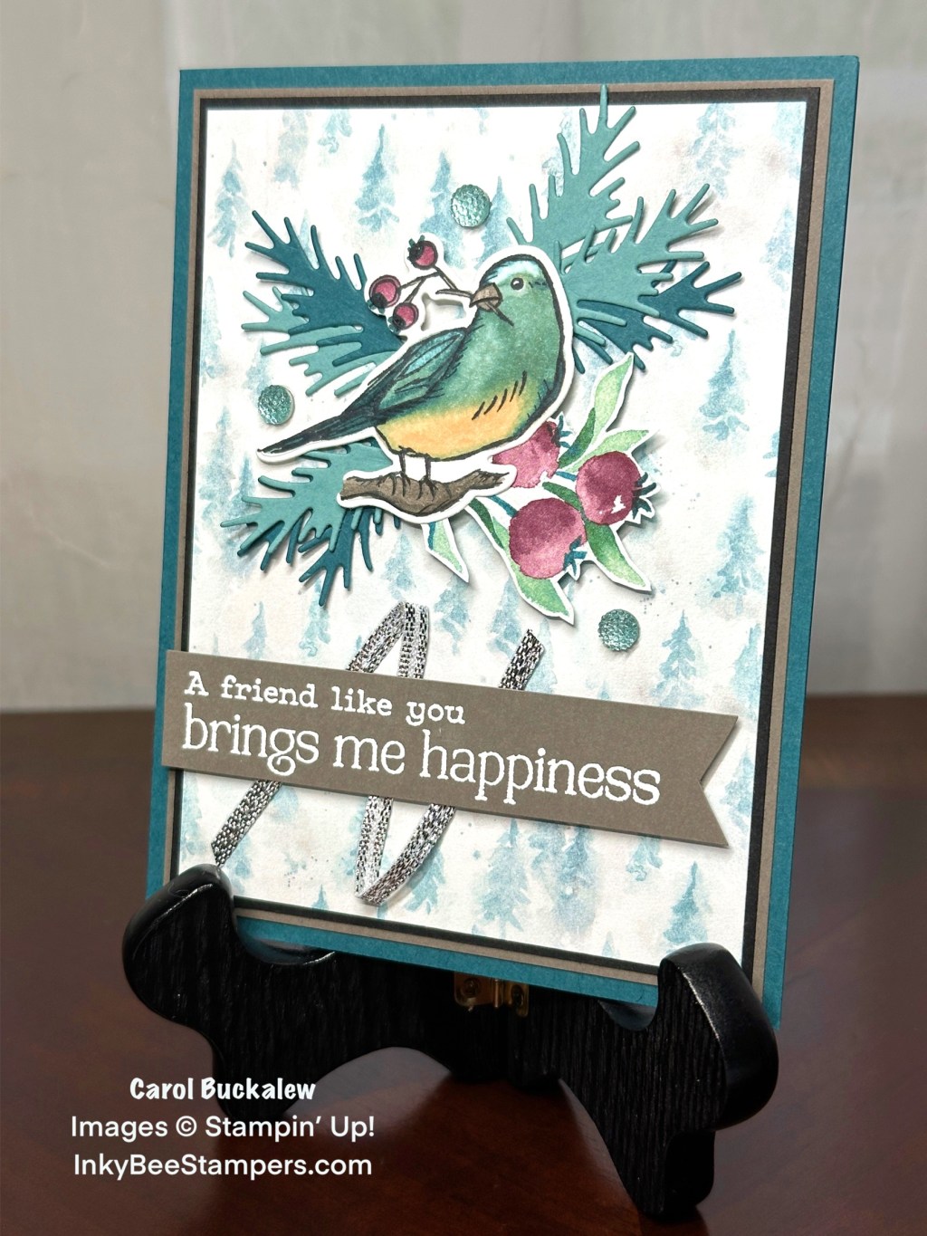 Stampin’ Up! Winter Meadow Thank You Card