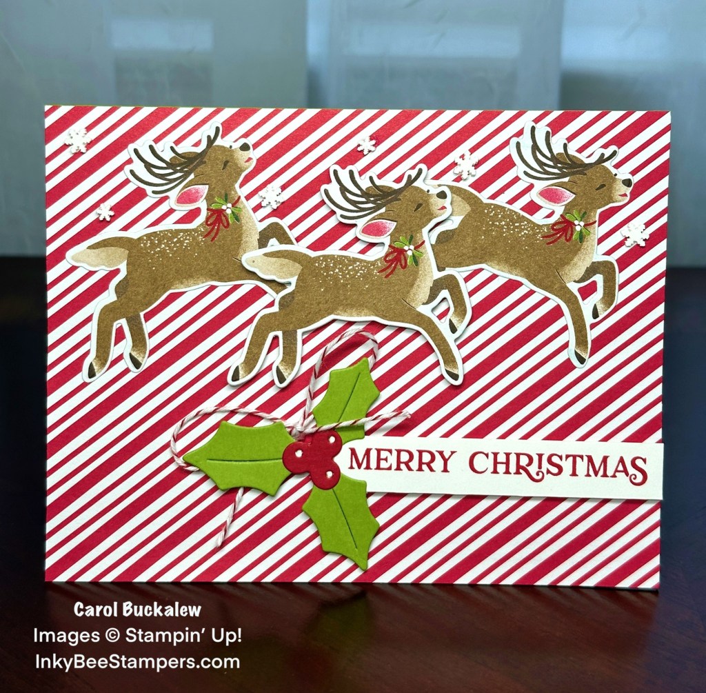 Stampin’ Up! Reindeer Fun Christmas&nbsp;Card