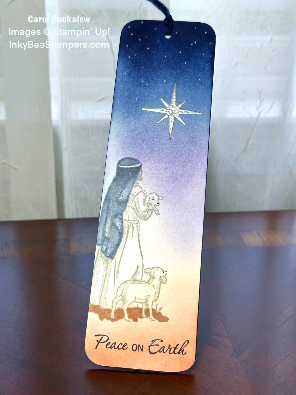 Stampin’ Up! Shepherd’s Care Bookmark
