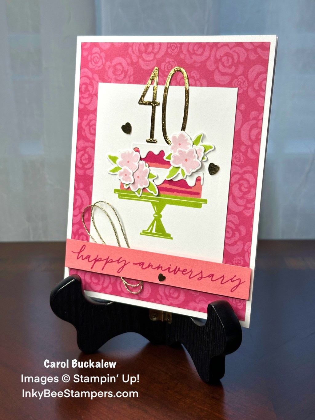 Stampin’ Up! Online Exclusives Sneak Peek – Cake Celebrations Anniversary Card