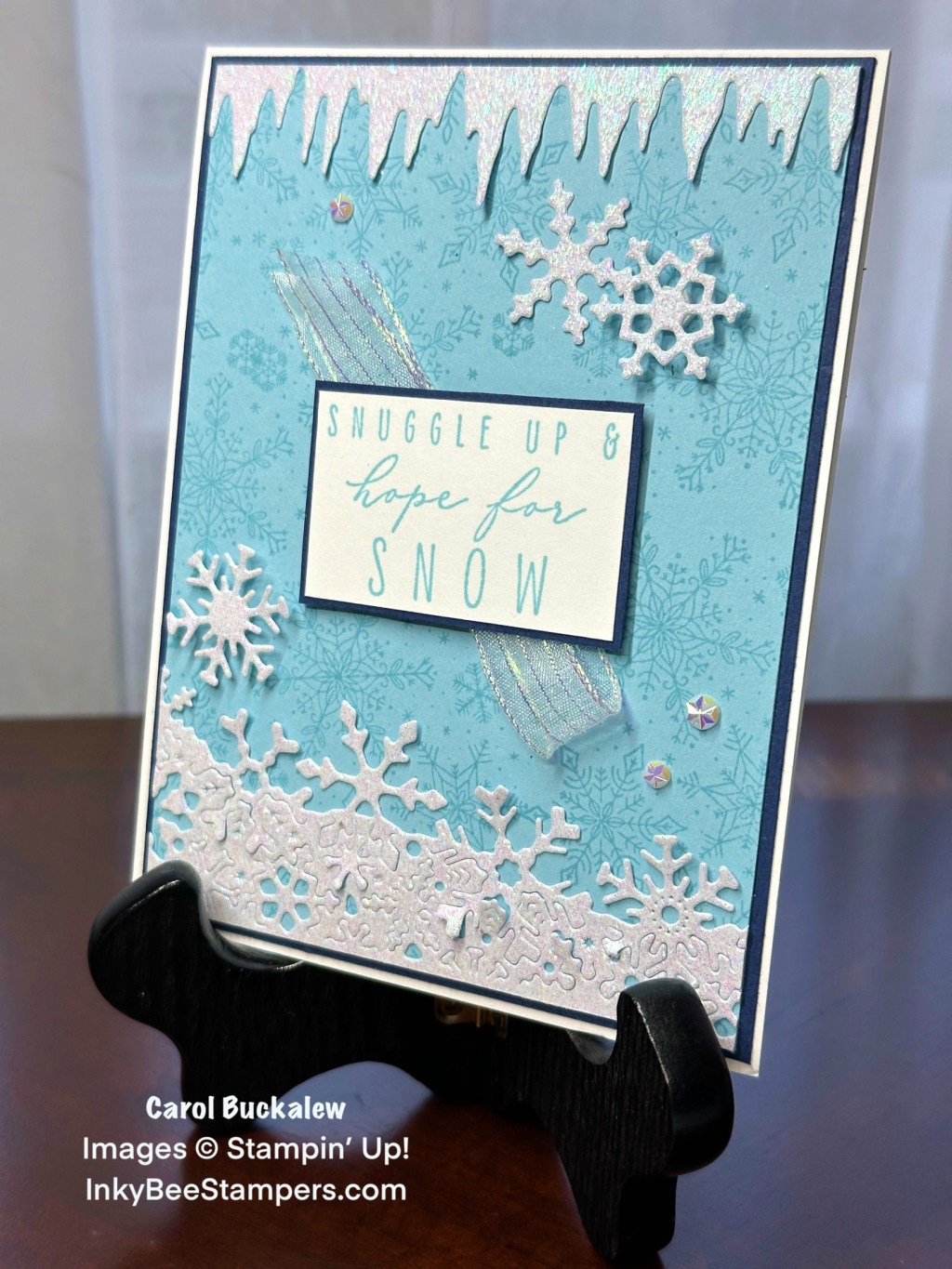Stampin’ Up! Frozen Edges Winter Card