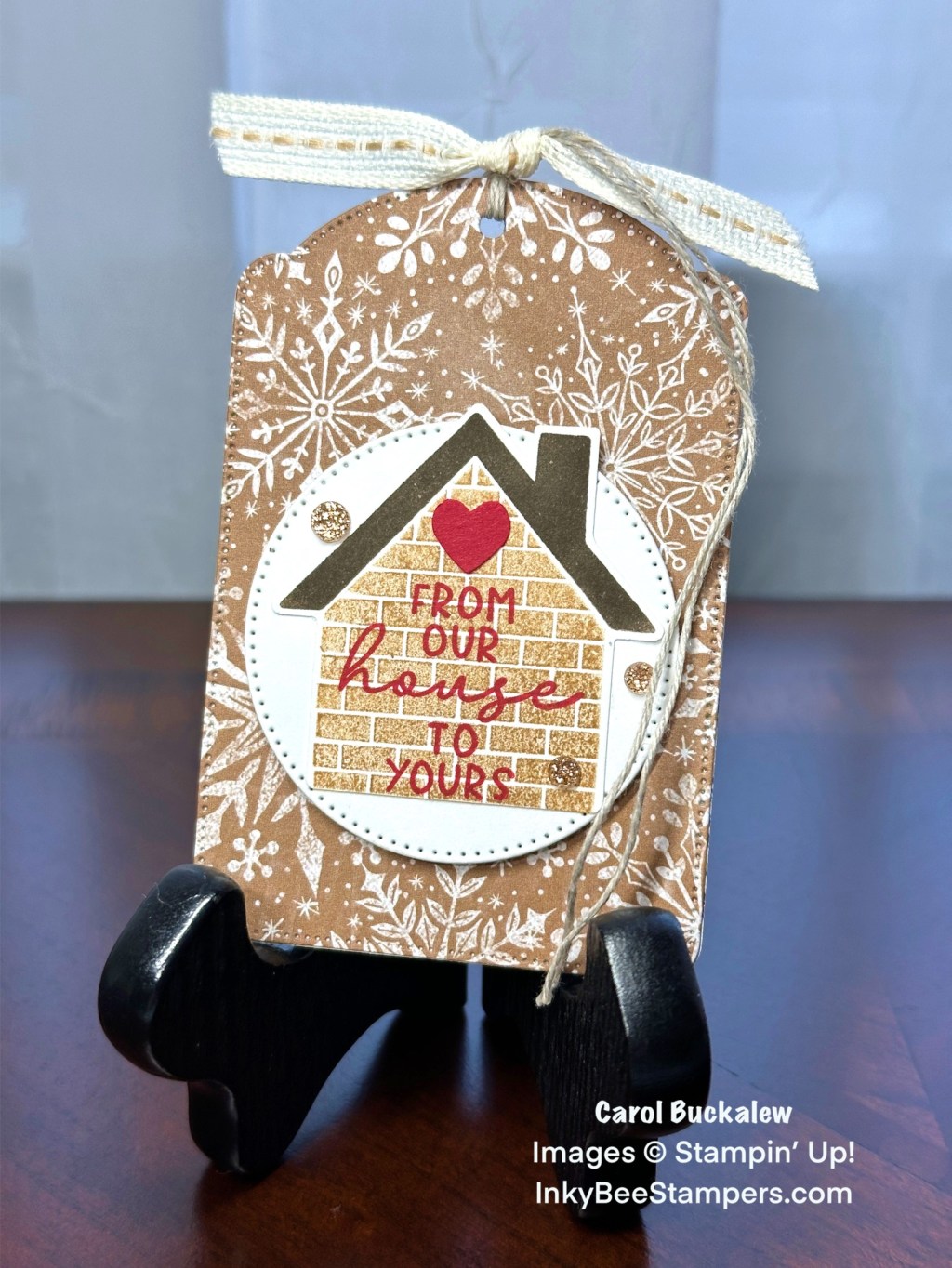 Stampin’ Up! Humble Home Hostess Gift Tag