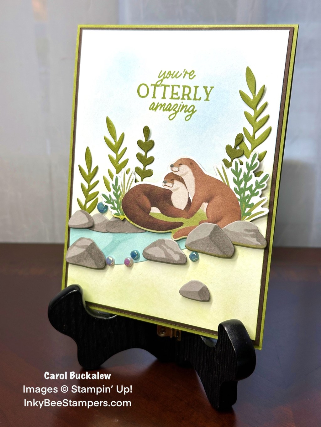 Stampin’ Up! Sneak Peek – Otterly Amazing Love You Lots Card