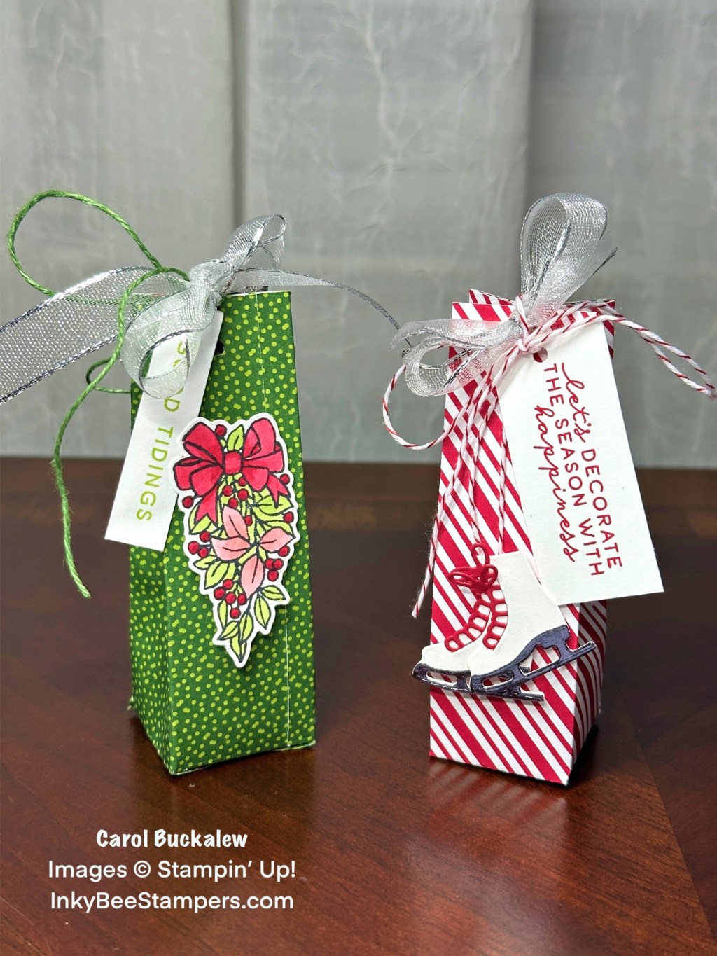 Stampin’ Up! Sophisticated Sled Treat&nbsp;Holders