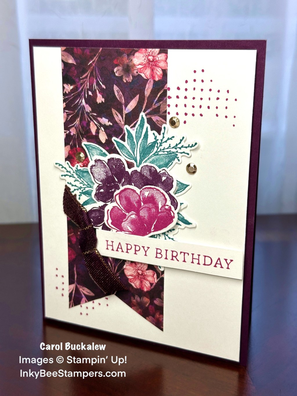 Stampin’ Up! Regal Flora Birthday Card