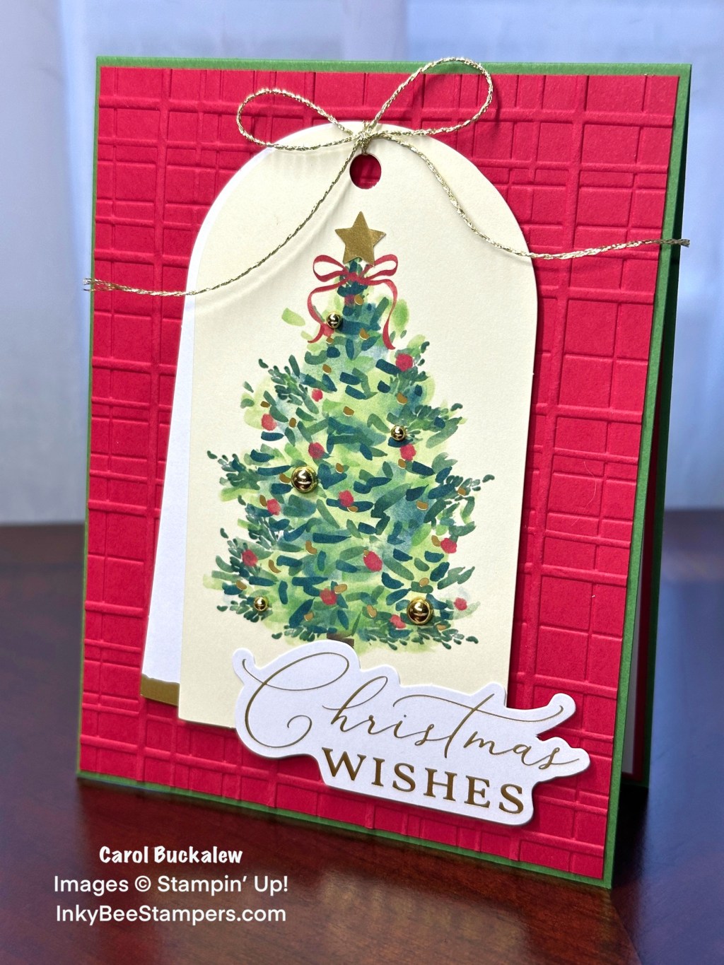 Stampin’ Up! Tags for the Season Christmas&nbsp;Card