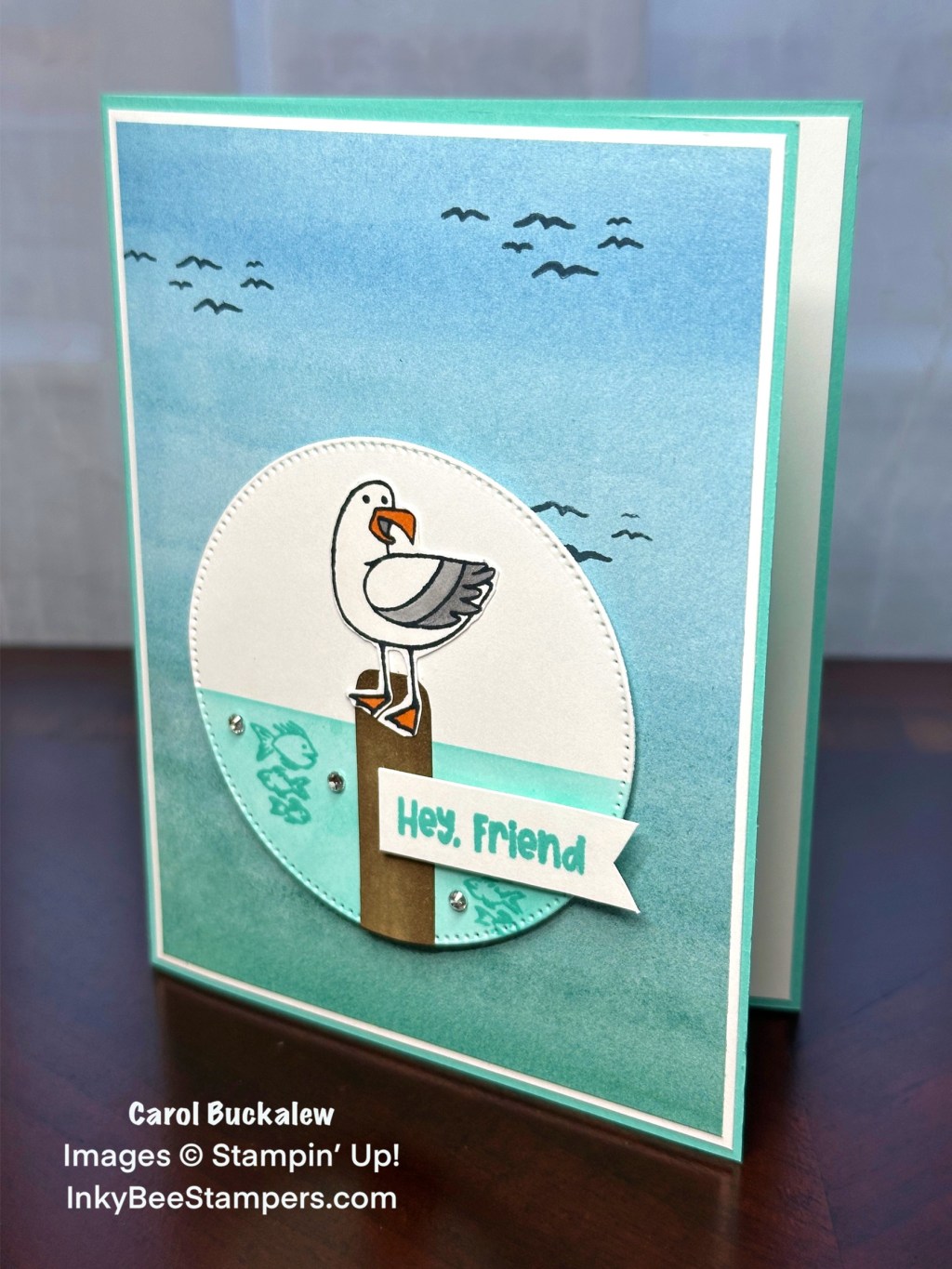 Stampin’ Up! Upcoming Sale-A-Bration Sneak Peek – Friendly Seagulls Friendship&nbsp;Card