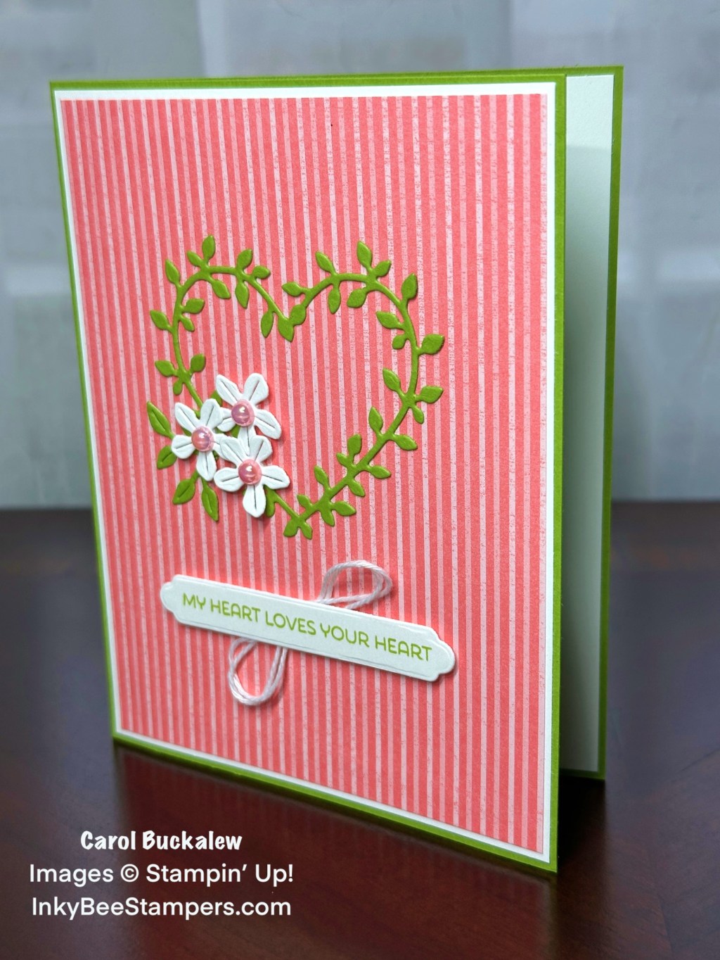 Stampin’ Up! Heart Shaped Love&nbsp;Card