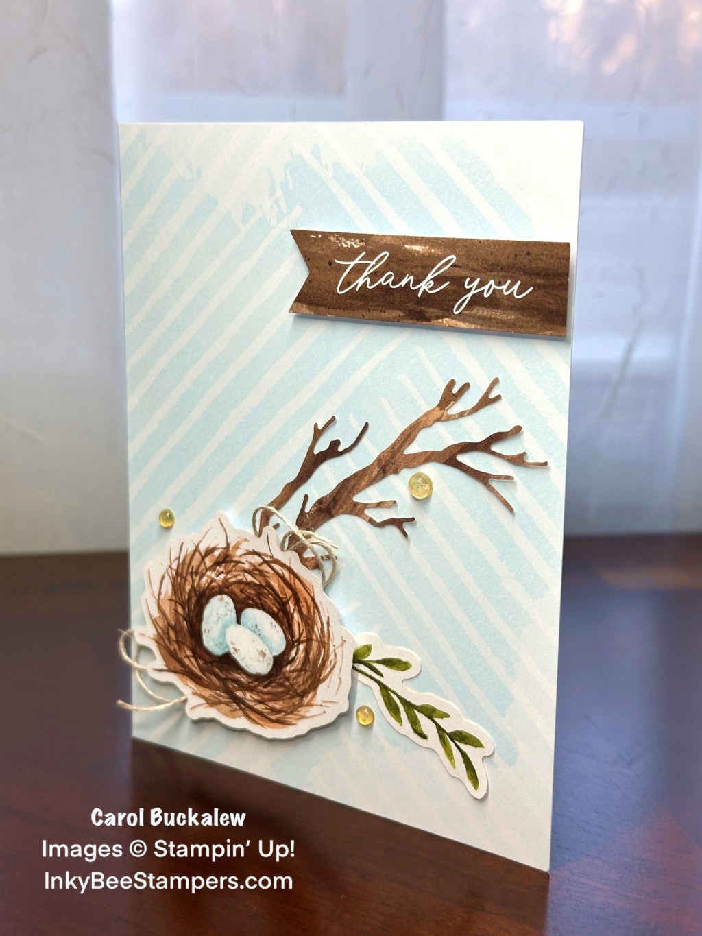 Stampin’ Up! Spring Celebration Thank You&nbsp;Card
